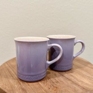 NEW Le Creuset Bluebell Purple Coffee Mugs
